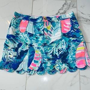 Lily Pulitzer Scalloped Skort